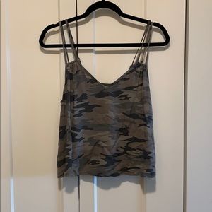 Army crop top